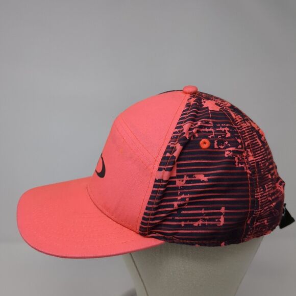 Oakley Slideback Hat Pink One Size Adjustable Vented Holes 6 Panel Polyester - Picture 3 of 9